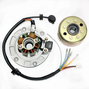 Placa de estator Magneto + rodillo de volante ZS 155cc 160cc PIT PRO Trail Dirt Bike - Imagen 1 de 12
