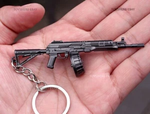 1/12 Mini gun RPK16 Rifle full metal keychain toy gift 9cm - Picture 1 of 2