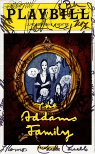 The Addams Famliy Signed Cast Playbill - Nathan Lane Bebe Neuwirth - Picture 1 of 2