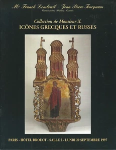 DROUOT Paris Greek Russian Icons Collection Auction Catalog 1997 - Imagen 1 de 1
