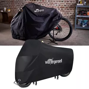 Wasserdicht Fahrradgarage Abdeck-Plane Fahrradabdeckung Fahrradhaube Sonnenschut - Bild 1 von 9