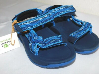 NWOB TODDLERS SIZE 4 DELMAR BLUE TEVA HURRICANE XLT 2 SPORT SANDALS 1019390T - Image 1 of 4