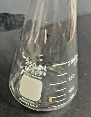 Pyrex 4980-250 250mL Erlenmeyer Flask - Image 1 of 3