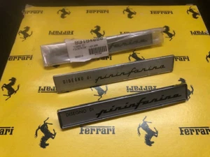 Pininfarina Ferrari 246 308 328 345 355 side logo emblems 2 NOS 1 used - Picture 1 of 6
