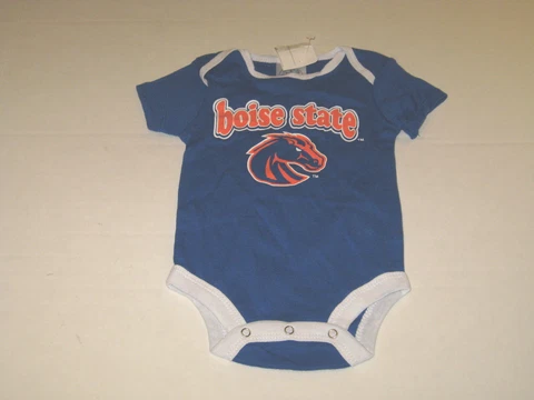 Boise State University Broncos Mascot Logo Infant Baby Bodysuit New! NWT 3-6 Mth Cover