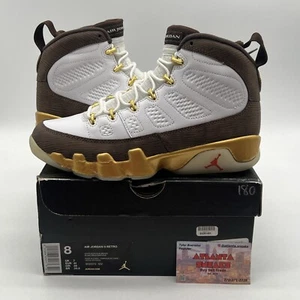 Size 8 - Air Jordan 9 Retro MOP Melo White Icey Gold (302370-122) - Picture 1 of 9