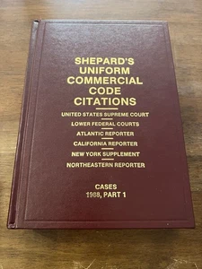 Shepard’s Uniform Commercial Code Citations Cases 1988 Part 1 - Bild 1 von 8