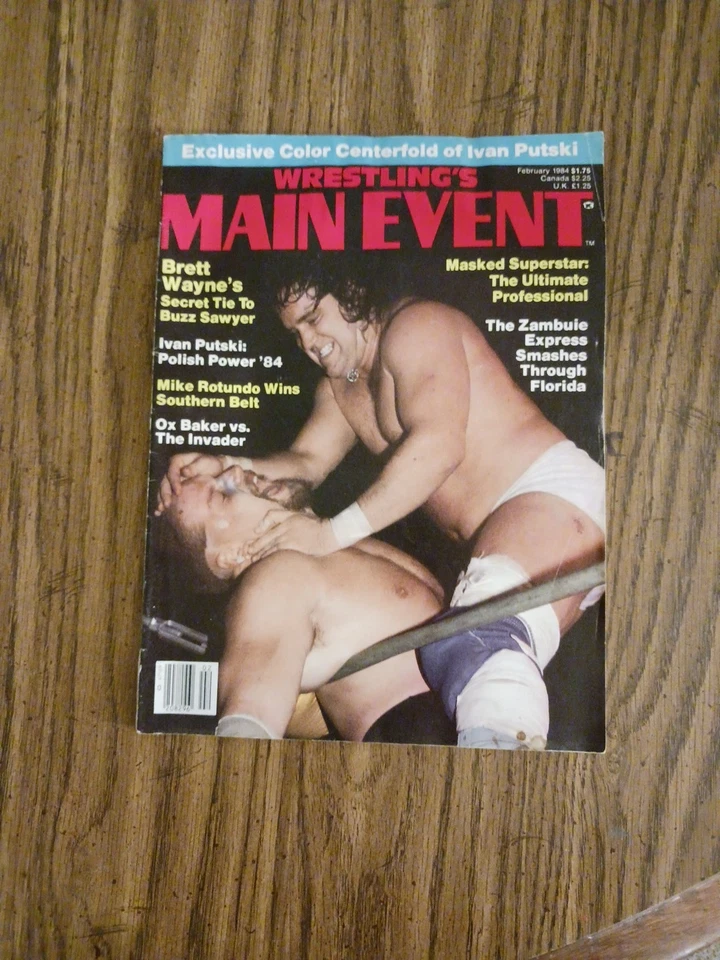Wrestling's Main Event Magazine February 1984 - Image 1 of 1