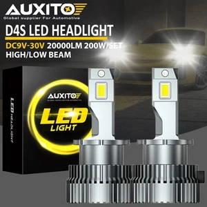 AUXITO D4R/D4S LED Headlight Bulbs Replace HID Xenon Super White Conversion Kit - Picture 1 of 9
