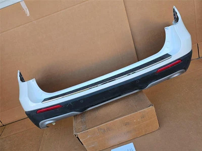 OEM 2020-2024 Ford Explorer Rear Bumper Cover Assy w Sensors Harness Star White - Image 1 of 4