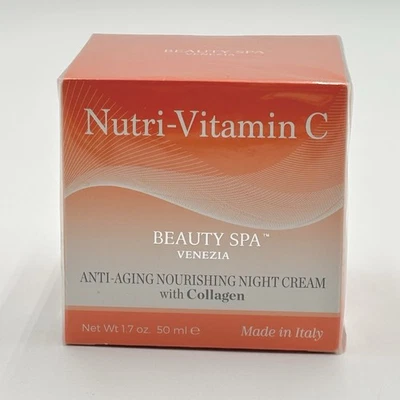 NUTRI-VITAMIN C BEAUTY SPA VENEZIA ANTI-AGING NOURISHING NIGHT CREAM 1.7oz Seal - Image 1 of 4