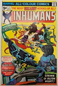 Bronze Age Marvel Comics Inhumans Key Issue 1 High Grade VG+ 1st Ongoing Series - Picture 1 of 1