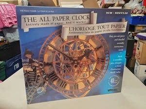 Wrebbit The All Paper Clock - "The Peace Tower" 3D Model Kit - 1993 - Neu - Bild 1 von 3