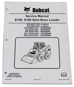 Bobcat S150 S160 Skid Steer Loader Service Manual Shop Repair Book 5 PN# 6904126 - Picture 1 of 1