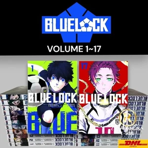BLUE LOCK Manga Vol. 1-17 HALF SET English Edition Comic Series NEW FAST SHIP - Bild 1 von 16