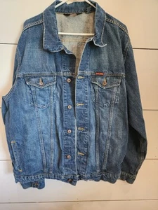 Vintage 90's Men’s Polo Ralph Lauren Button Up Denim Trucker Jacket Size XXL - Picture 1 of 6