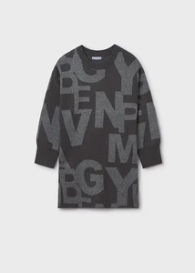 Mayoral Girls  Grey  Knit  Dress , size : 10,12,14y - Picture 1 of 3