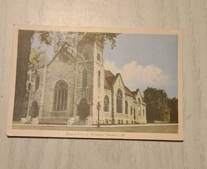 Baptist Church Kingston Ontario Canada Unposted Vintage Postcard - Picture 1 of 2
