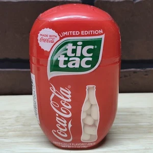 (1) Tic Tac 2021 edición limitada Coca Cola Pop caramelo duro como nuevo 3,4 oz - Imagen 1 de 2