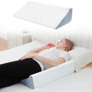 Bed Wedge Pillow for Side Sleeping Knee Wedge Pillow Back Support Pillow for ... - Picture 1 of 6