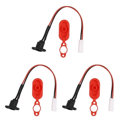 3X for   M365 Electric Scooter Charging Hole Cover with Charging Cable5359 - Imagen 1 de 4