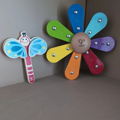 Instrumento de 2 piezas Hape Nature Band Rhythm Baby Toys Foto 1 de 4