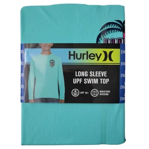 Hurley Boys Long Sleeve Moisture Wicking UV T-Shirt - Picture 1 of 10