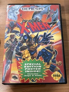X-Men - Sega Genesis - Complete With Manual - Authentic - Picture 1 of 1