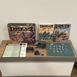 Gioco CLAN WAR 1998 La Leggenda dei Cinque Anelli InCompleto Cofanetto - Foto 1 di 15