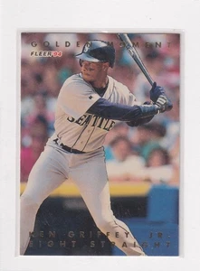 1994 Fleer Golden Moment # 4 Ken Griffey Jr. schöne Karte - Bild 1 von 2