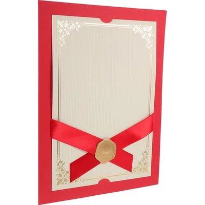 Papier-Zertifikathülle, Aktenhalter, Dokumentenschutzhülle, Papier-Diplomhülle - Bild 1 von 4