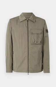 Brand New Belstaff Drome Surplus Green Medium Overshirt Jacket - Picture 1 of 6