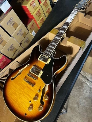 Guitarra de cuerpo hueco Ibanez JSM10EMTTB John Scofield Signature ráfaga de dos tonos Foto 1 de 4