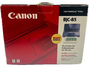 Canon Color Bubble Jet BJC-85 Portable Printer K10190 Printer New Old Stock NoS - Picture 1 of 11