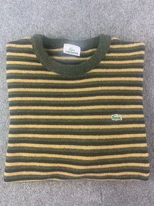Lacoste Mens 100% Wool L/S Crew Neck Jumper Sweater Size 5 Multicolor - Bild 1 von 10