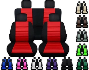 Fundas de asiento de coche delanteras y traseras para Jeep Wrangler JK 2007 a 2018 colores bonitos - Imagen 1 de 20