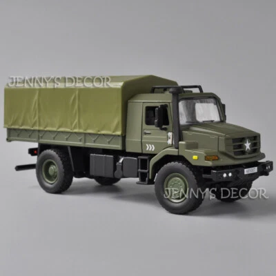 1:36 Scale Diecast Model Military Truck Toy Transport Vehicle Miniature Replica - Image 1 of 4