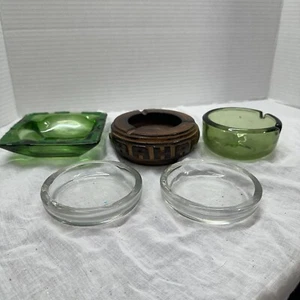 Lot Of 5 Various Ashtrays! Vintage And Modern. Bahamas - Picture 1 of 8