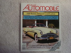 Collectible Automobile 2003 December Buick Ford Nash Dodge S/S Corvair Kaiser - Picture 1 of 2