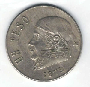 Mexico Coins - 1 Peso 1972 *1053 - Picture 1 of 2