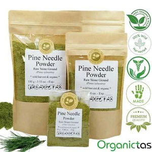 Organic Pine Needle Powder for Tea Wild Harvested Pinus sylvestris Made in EU - Picture 1 of 12