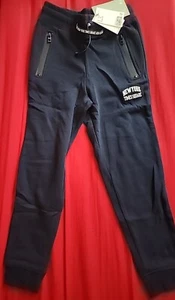 NWT Boy's H&M New York Times Square Jogger Pants Zipper Pockets Blue Size 6x - Picture 1 of 13