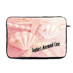 Mermaid Personalised Laptop Case Sleeve Bag  Tablet Bag  Chromebook Gift