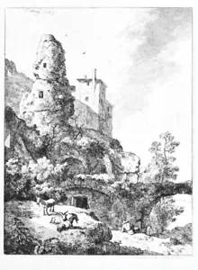 1769 Christian W. E. Dietrich (gen. Dietricy, 1712-1774) Radierung auf Velin - Bild 1 von 1