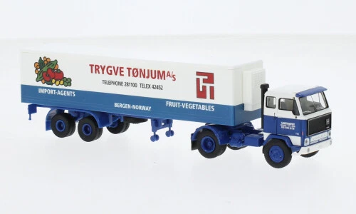 Brekina 85679 - 1/87 Volvo F 89 Suitcase-Sz Langtransport Trigve Tonjum 1972 - - Image 1 of 1