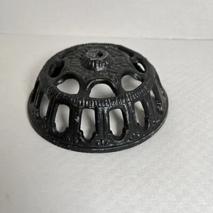 Vintage Cast Iron Oil Lamp Bracket Repurpose Steampunk Craft - Picture 1 of 4