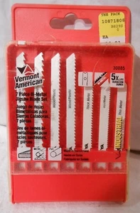 NOS NEW Vermont American 7 piece bi metal jig saw set #30085 - Picture 1 of 1