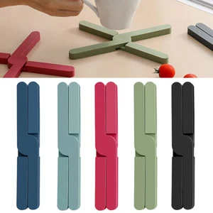 Almohadilla Silicona Resistente al Calor Plegable Antideslizante Olla Sartén Estera Mesa Mantel Soporte - Imagen 1 de 28