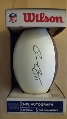 Fútbol americano de la NFL autenticado PSA/DNA autografiado por Ronnie Brown San Diego Chargers.  Foto 1 de 4