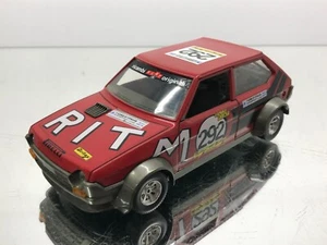 BBURAGO 0168 FIAT RITMO ABARTH - GIRO 'ITALIA #292 - RED 1:24 - GOOD COND - B7 - Picture 1 of 8